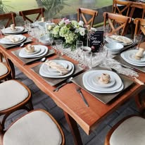 Techo con drapeado para evento